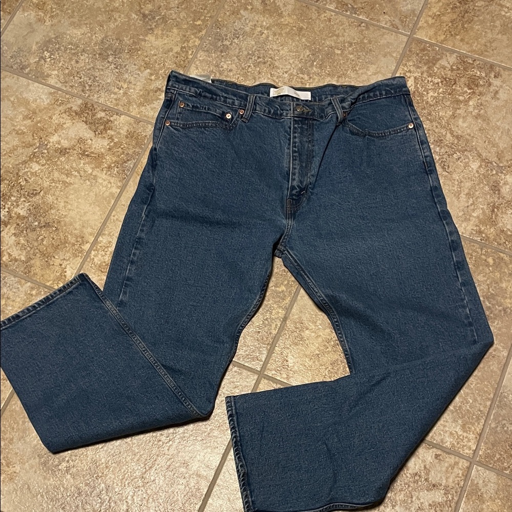 Signature by Levi Strauss Dark Blue Men's Jeans